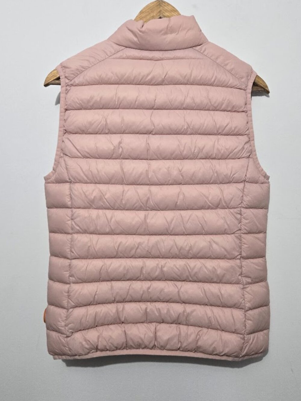 Save the Duck Womens Plumtech Pink Puffer Vest Sz S Full Zip Sustainable Outdoor - Picture 4 of 9